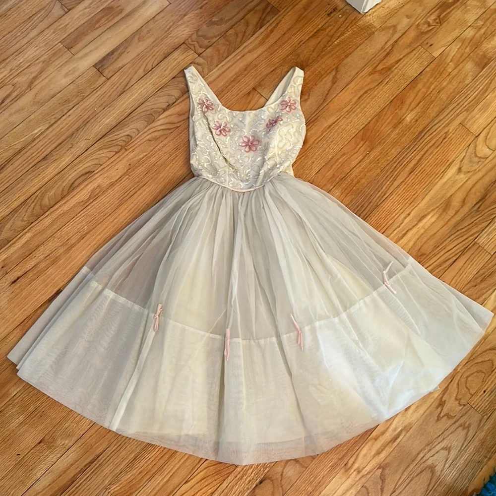 Vintage 1950s party dress - Picture 6 of 13